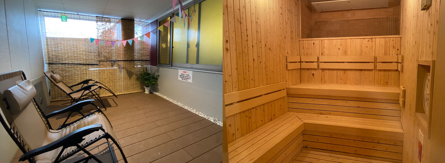 サウナ・外気浴ルームの写真